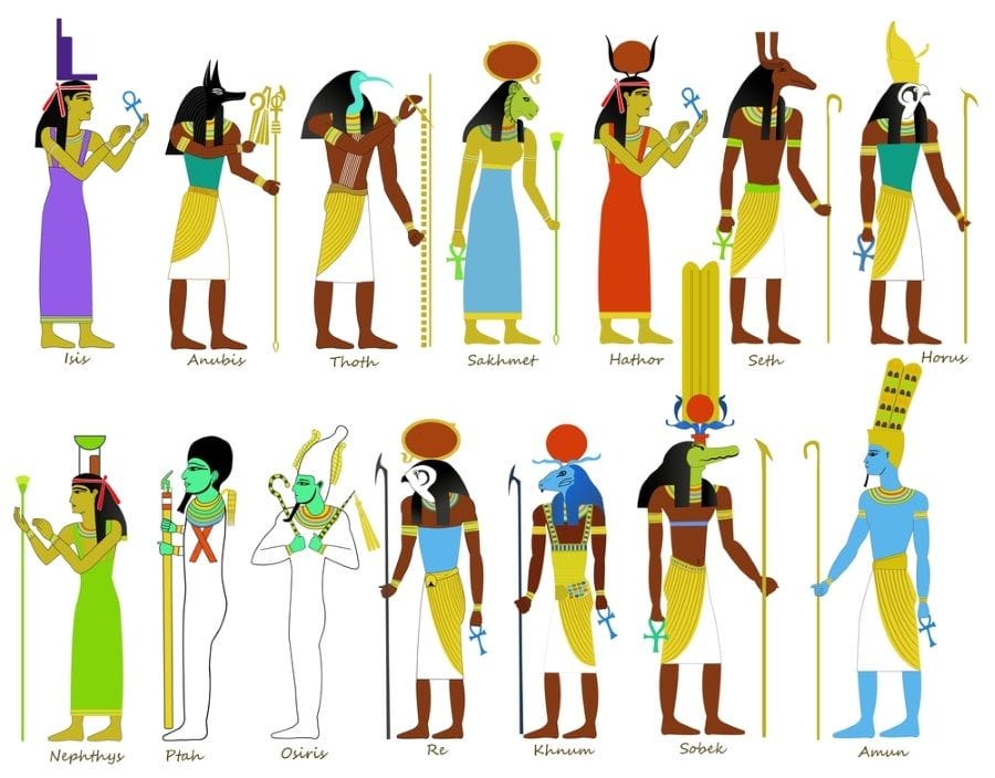 lista dioses de egipto